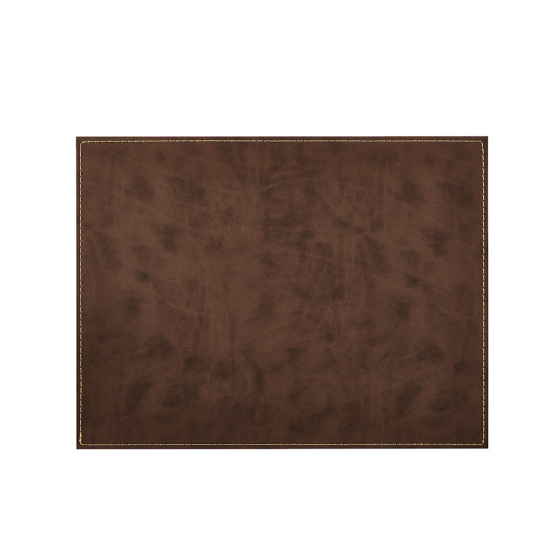 Ensemble de 4 napperons Crimins Rect Amapola, Brun foncé