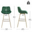Abingdon 73.5Cm Swivel Bar Stool-1385072138