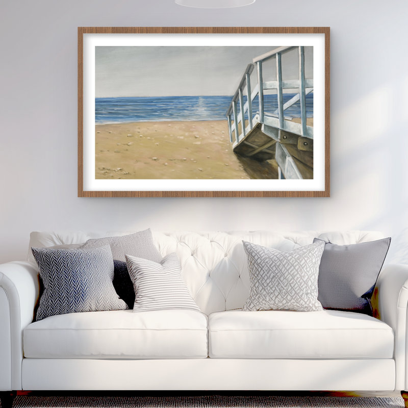 Paysage marin - chambre à coucher marine, H 24 po x l 36 po, Brun
