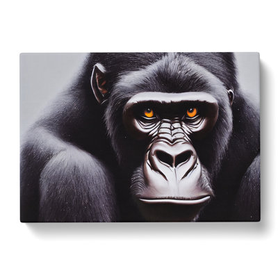 Divine Gorilla - Wrapped Canvas Print