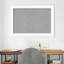Tableau magnétique de base blanc encadré-95846225