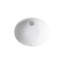 Caxton White Vistreous China Oval Undermount Bathroom Sink