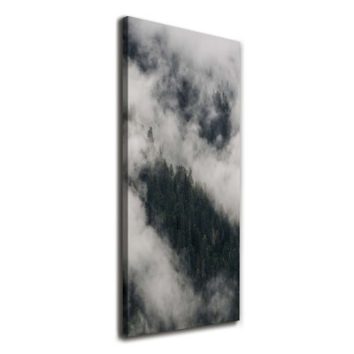 Cloud Over The Forest - Wrapped Canvas Print