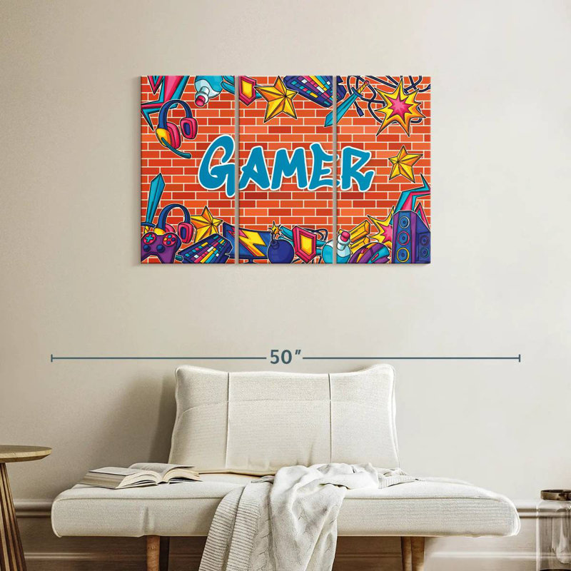 Senne Graffiti Gamer, H 24 po x l 38 po