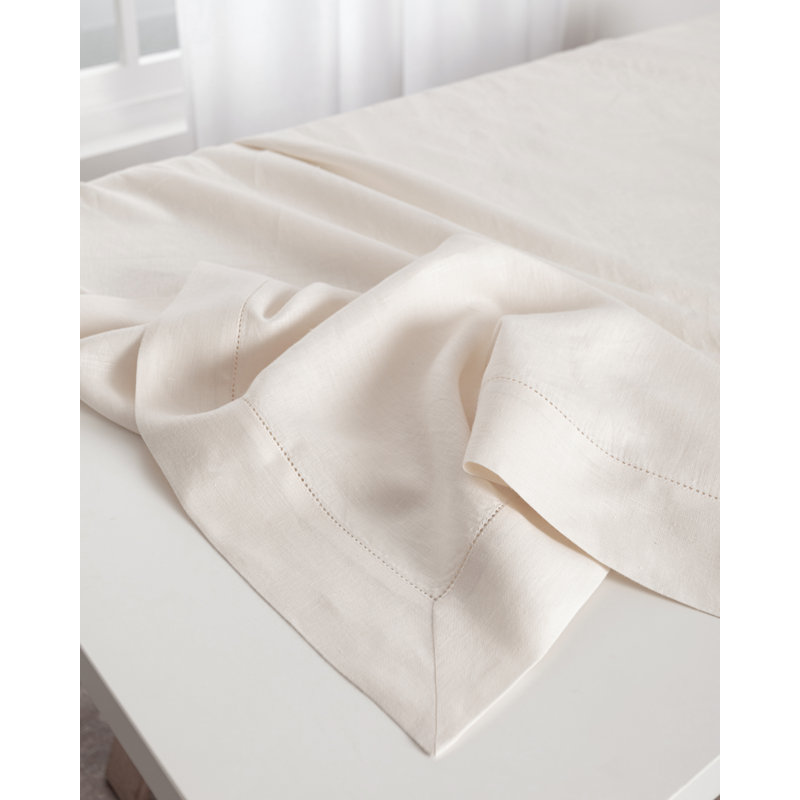 Nappe D'Moksha Homes, Ivoire, L 90 po x l 60 po