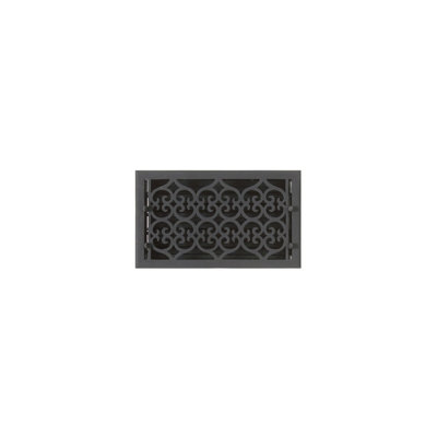 Old Victorian Cast Iron Floor Register - Powder Coat