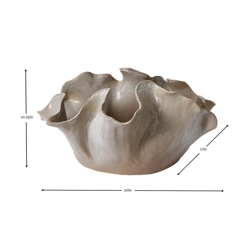 Ondine Sculptural Ceramic Vase