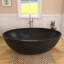 Baignoire profonde autoportante à surface solide de 67 po Fslefay-125401130