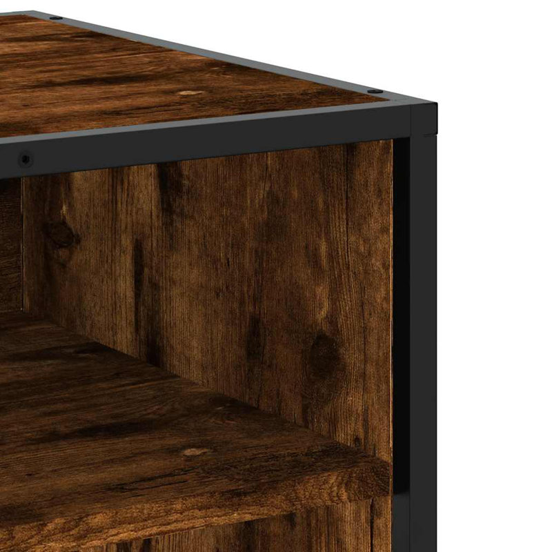 TV Stand for TVs up to 88", Smoked Oak