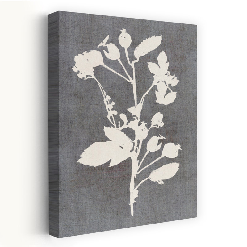 Art contemporain fleur contemporaine, H 18 po x l 12 po
