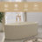 67" X 31" Freestanding Bathtub Solid Surface Soaking Tubs