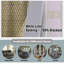 Fabdivine Linen Eyelet Curtains 54x108 Inch Stylish Window Drapes for Home- Tulsi Buti-775111208