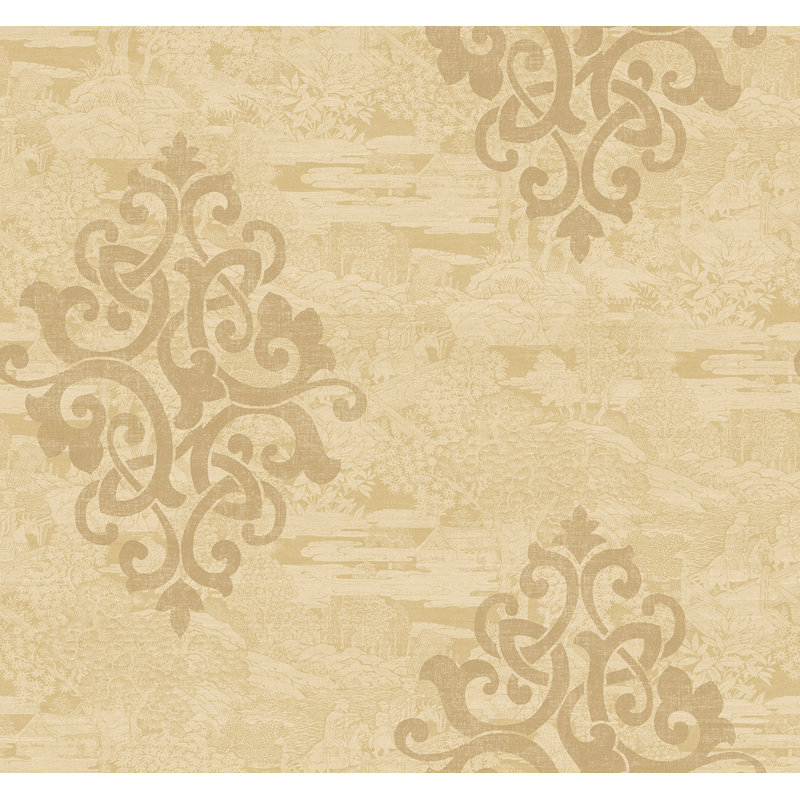 Papier peint damassé Eaton, Coquille d'œuf