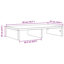 Bata Manufactured Wood Monitor Stand-229891599-229891593