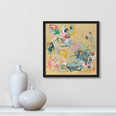 Living In Colours Square Version Print by Marisol Evora