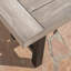 Banc de salle à manger en bois massif et en métal E 17,5 "x l 63" Eules-100638429