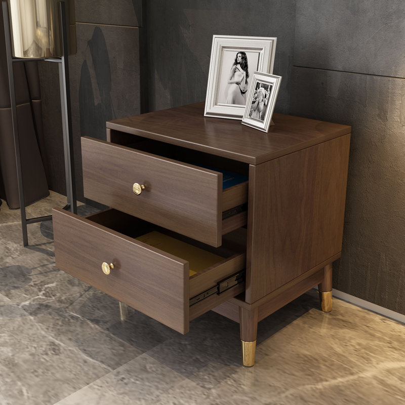 Dierdre 19.7'' W Nightstand, Red