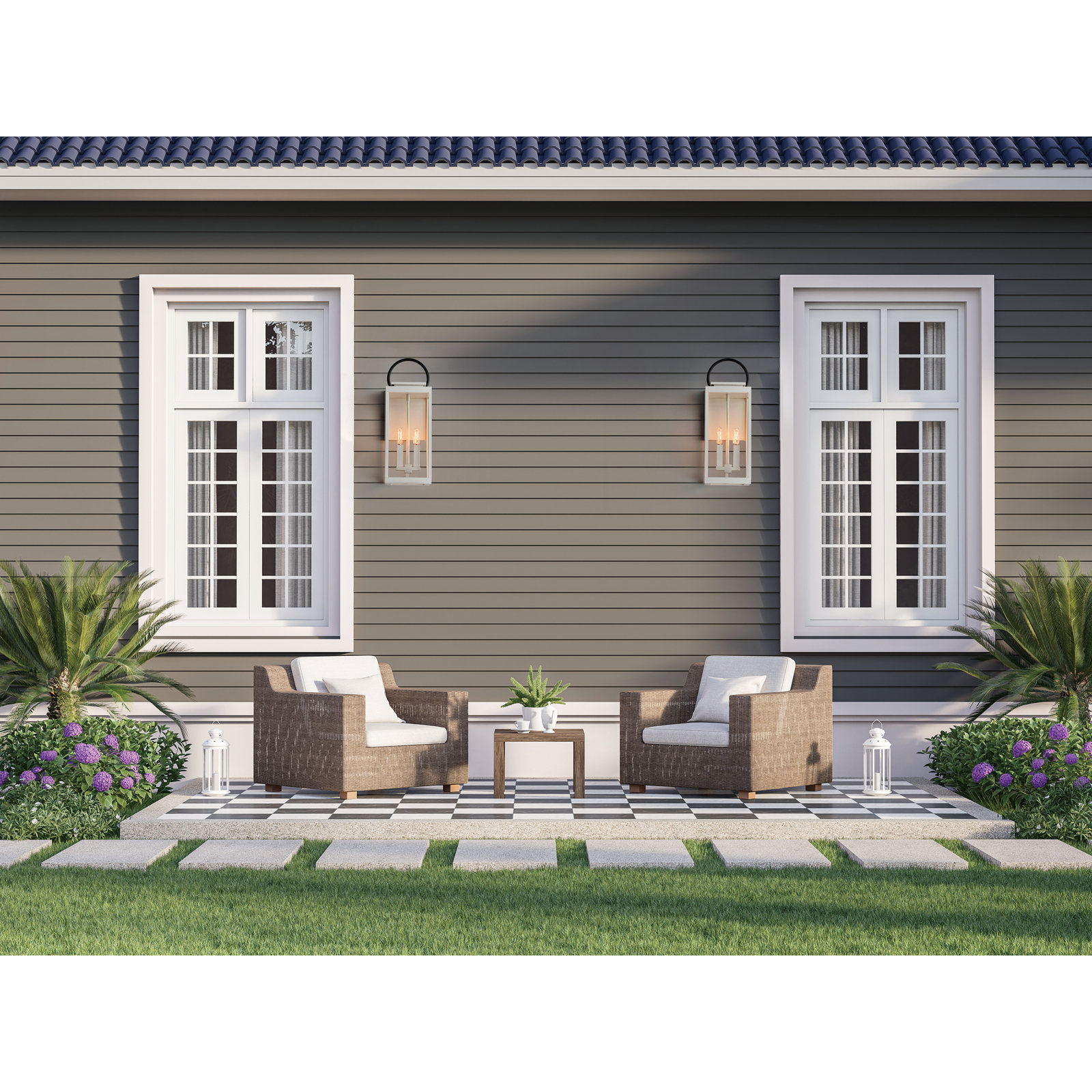 Debra Outdoor Wall Lantern