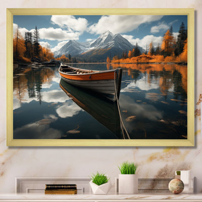 " Canada Mountain Lake Reflections I "