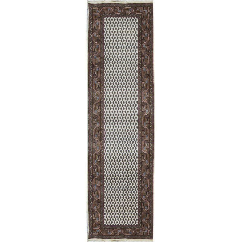 Wool Paisley Area Rug, Runner 2'9" x 12'7"