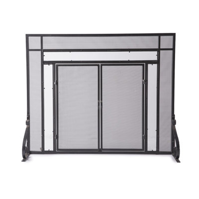 Steel Fireplace Screen