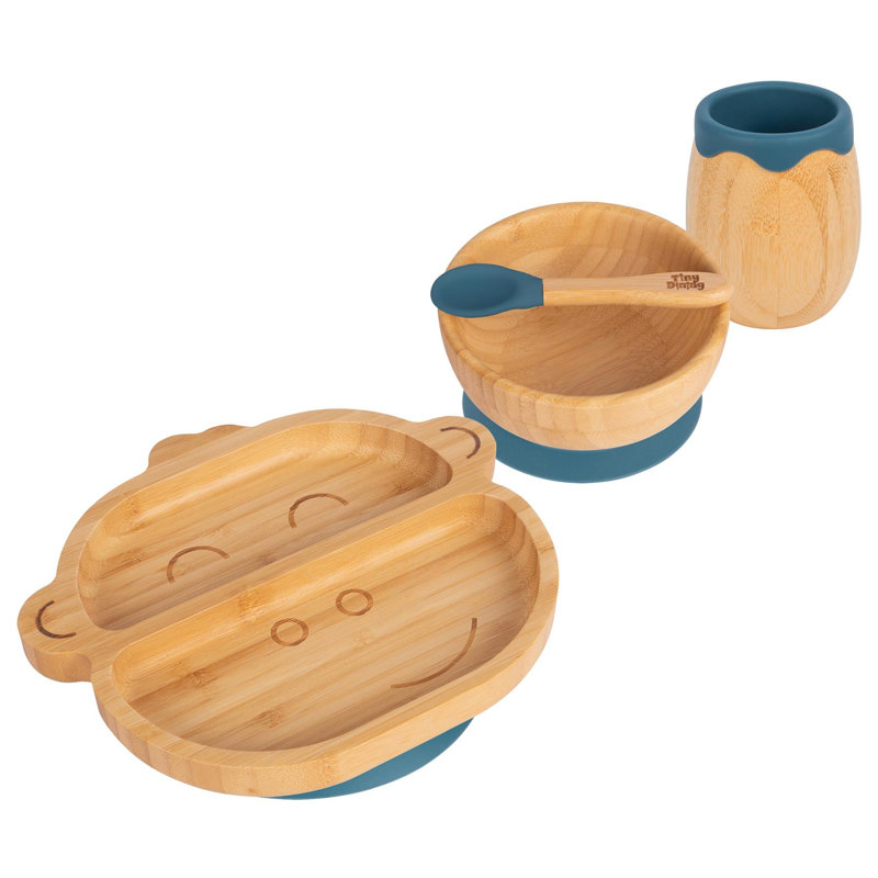 Dinnerware Set 4 Piece, Navy Blue