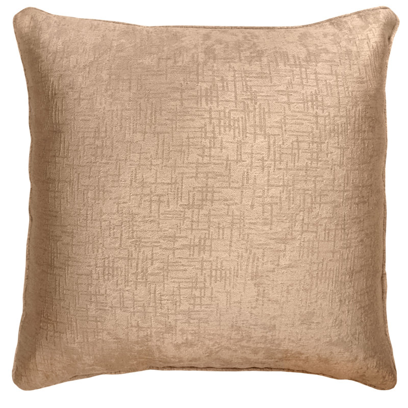 Hughen Square Throw Cushion, Latte