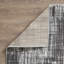 Tapis gris abstrait en polypropylène tissé à la main Abstract-810309025