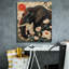 «Black Elephant» par Momart, art mural sur toile-103293711