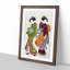 Geisha with a Maid by Kitao Shigemasa - Picture Frame Painting Print-55608113-55608114