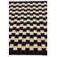 Tapis noir et blanc Noor