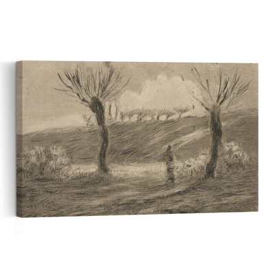 Coucher de soleil, 1879, impression d'art abstrait contemporain représentant un paysage au coucher du soleil