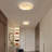 15" Moon Surface LED Ceiling/Wall Light – Adjustable Color Temp, Dimmable, ETL-Certified