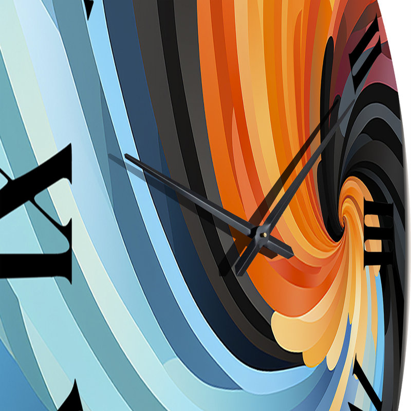 Daleen - Horloge murale abstraite, Grand