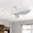 Kemp 52" 3 -ABS-Blade Propeller Modern Ceiling Fans no Light and with Remote Control-242240093