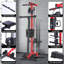 Machine compacte d'aviron et de câble compacte 2-en-1 - Gym à domicile pour tout le corps avec résistance réglable, 13 réglages de hauteur, supporte 265 lb