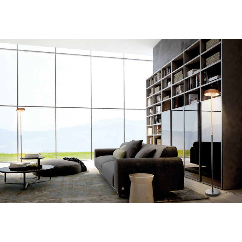 Lampe sur pied 70,86 po Barefield, Cuivre