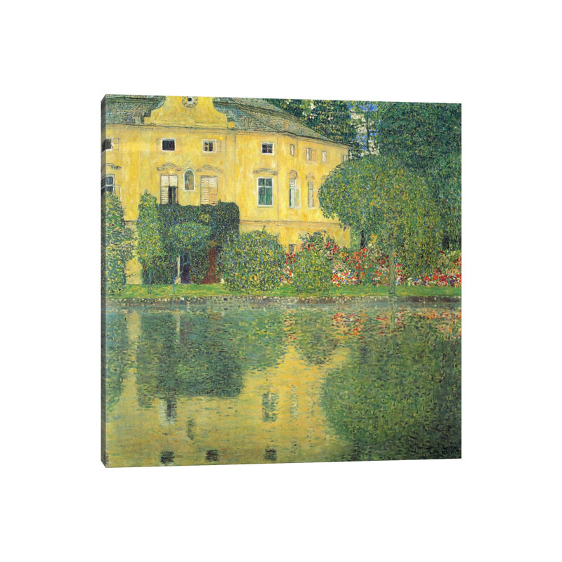 Schloss Kammer Am Attersee IV by Gustav Klimt - Wrapped Canvas Painting, 30.48 cm H x 30.48 cm W