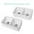 33'' L Double Bowl Ceramic Kitchen Sink