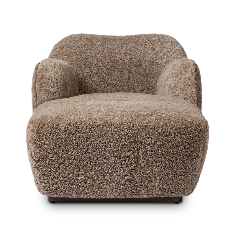 Julius Chaise-Taupe Shearling
