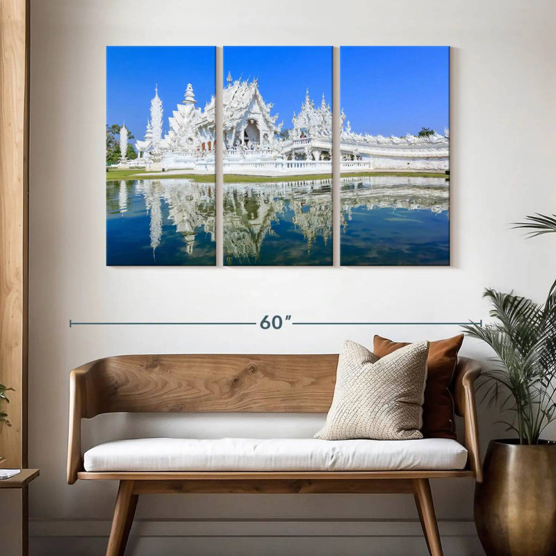 Temple bouddhiste Wat Rong Khun, H 32 po x l 50 po
