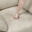 Chaise berçante inclinable moderne et contemporaine en microfibre polie 44,5 po Lineham-306192969-296024525-298926115