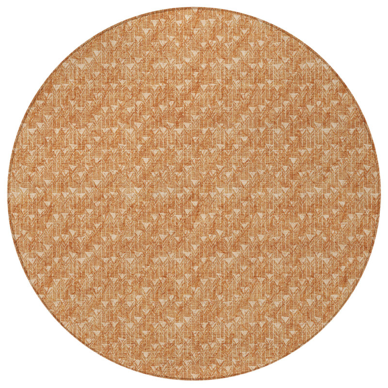Tapis d'intérieur rond 8 po