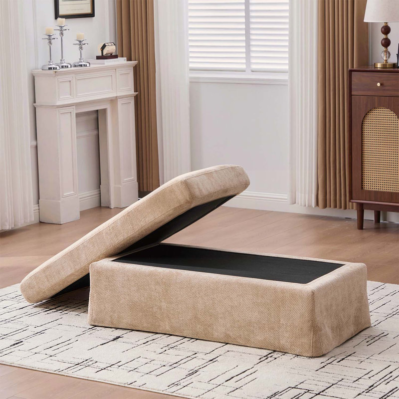 Banc confortable pour une utilisation polyvalente à la maison et au bureau, Beige