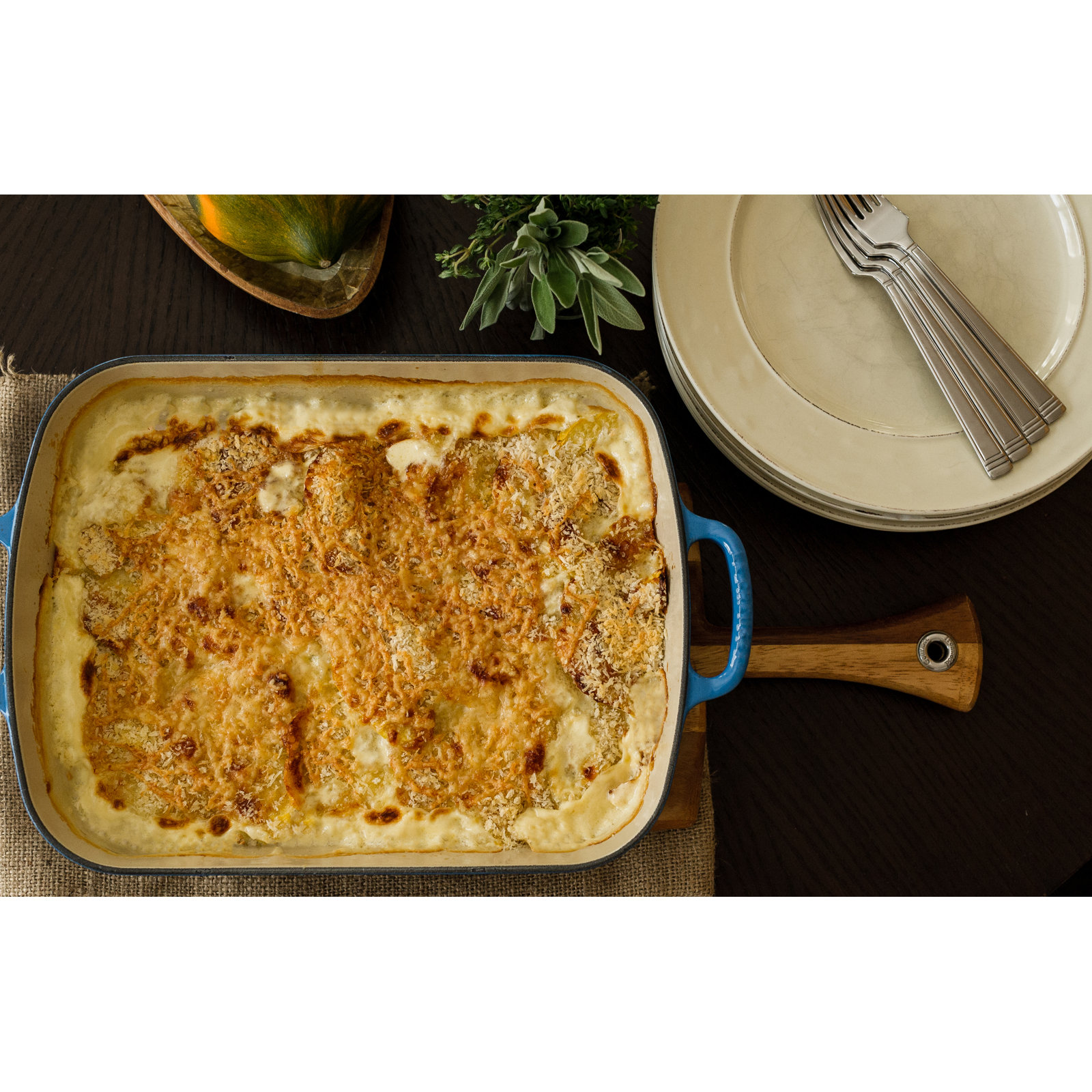 Le Creuset Signature Enameled Cast Iron Roaster, 5.25 qt., Marseille