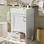 Meuble-lavabo simple 20 po avec comptoir en céramique-1802702308