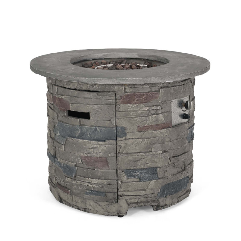 Outdoor Round Propane Fire Pit