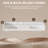 72'' W X 4'' H Solid Surface White Backsplash Polished Rectangular Vanity Top Back Splash for Vanity Sink, Window Sill, Door Transitions (2 pes of 36'')