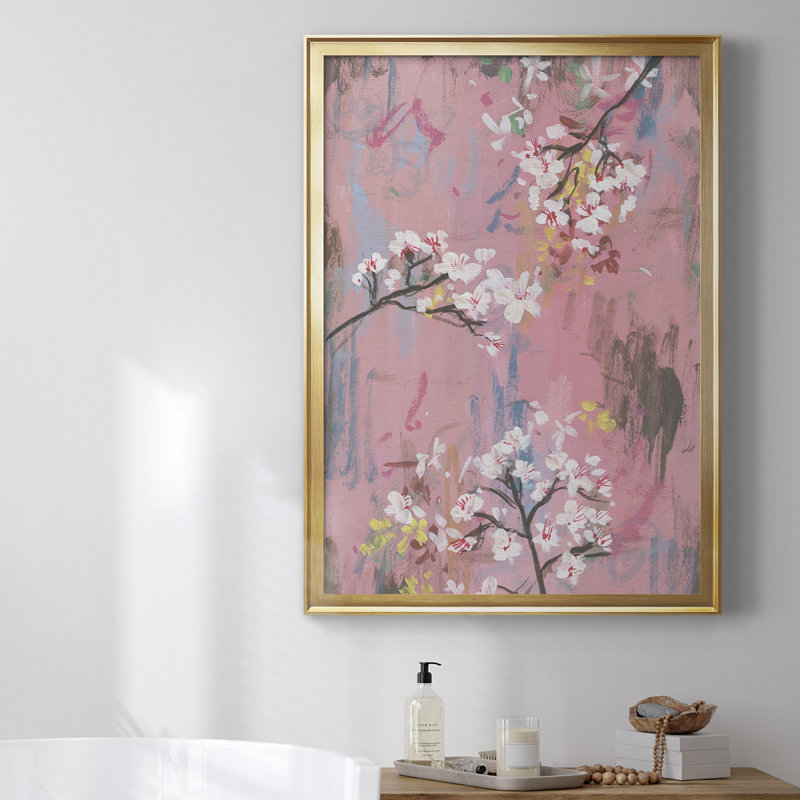 Toile encadrée de qualité supérieure, prêt à accrocher, Cadre doré, H 42,5 po x l 30,5 po