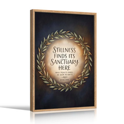 «Stillness Sanctuary», reproduction d'art sur toile, ensemble de 1